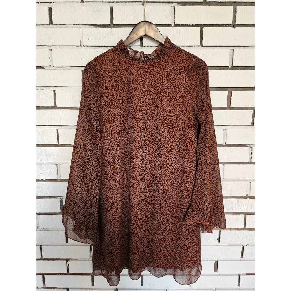 MTS Boutique Cheetah Dress Womens Small